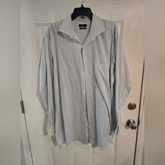 shaquille o'neal Other - Shaquille O’Neal Tall Button Down Shirt XLT Blue